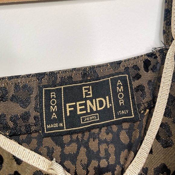 Fendi Leopard Print Bodycon Dress - Picture 7 of 7